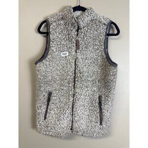 true grit vest xsmall american out door  brown  frosty tipped double up vest plu
